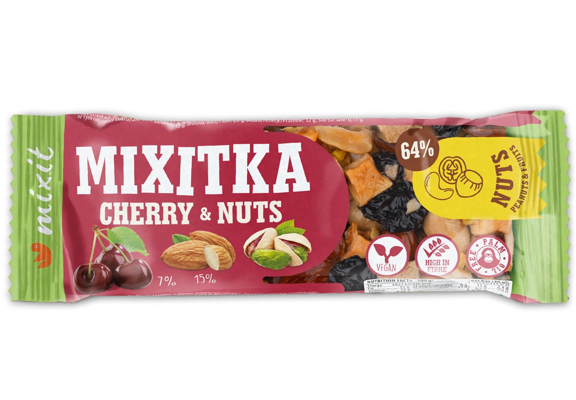 Mixit Oriešková Mixitka - Višne + Pistácie 40g