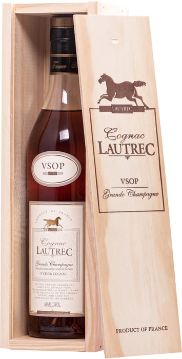 Lautrec V.S.O.P. Premier Cru Grande Champagne 40% 0,7 l (darčekové balenie kazeta)
