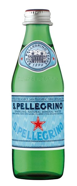 San Pellegrino Minerálna voda, sýtená, 0.25l x 6 Sklo
