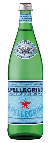 San Pellegrino Minerálna voda, sýtená, 0.75l Sklo