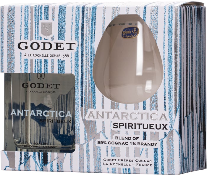 Godet Antarctica + 1 pohár 40% 0,5l