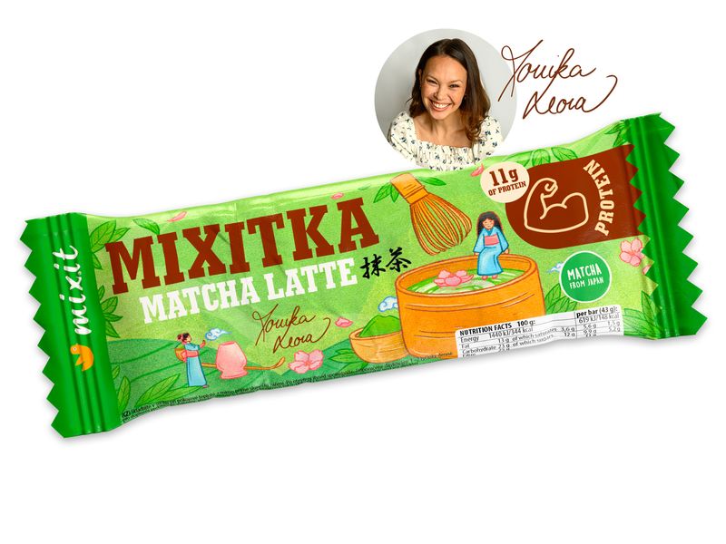 Mixit Mixitka Matcha latte s prebiotikami 43g