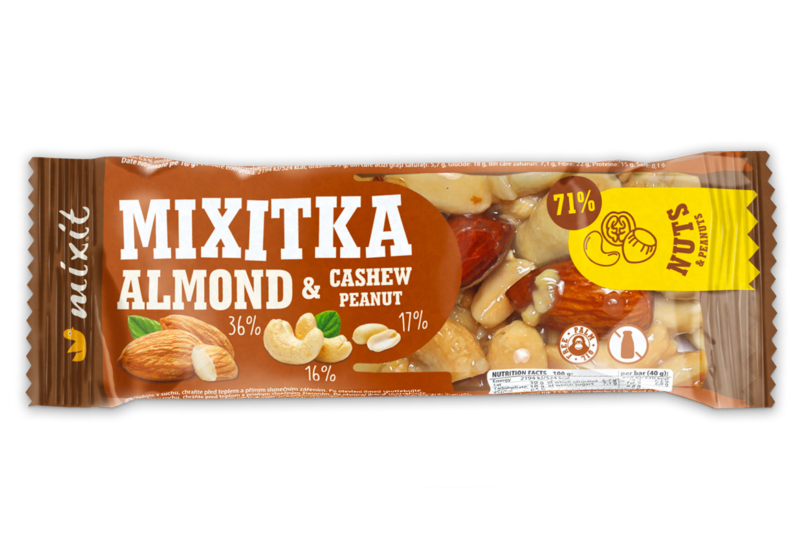Mixit Mixitka BEZ LEPKU - Mandle + Kešu 40g