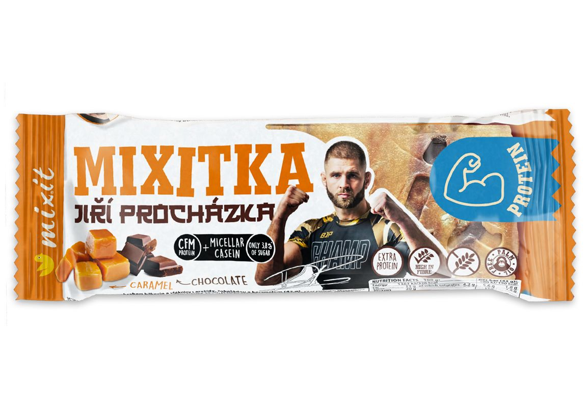 Mixit Proteínová Mixitka Jirky Procházku - Slaný karamel a čokoláda 43g