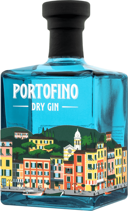Portofino Dry Gin 43% 0,5 l (čistá fľaša)