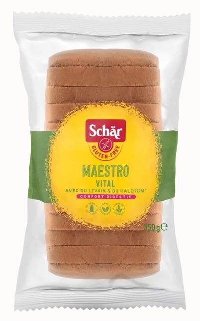 Schär maestro vital chlieb bezgluténový kysnutý viaczrnný krájaný 350 g