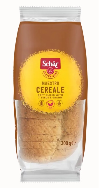 Schär maestro cereale chlieb bezgluténový viaczrnný krájaný 300 g