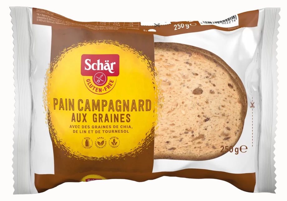 SCHÄR pan blanco chlieb bezgluténový biely krájaný 250 g