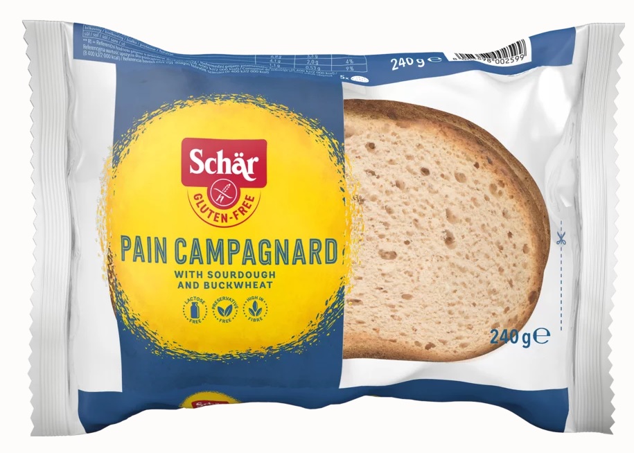 Dr. Schär PAIN Campagnard chlieb bezgluténový krájaný 240 g