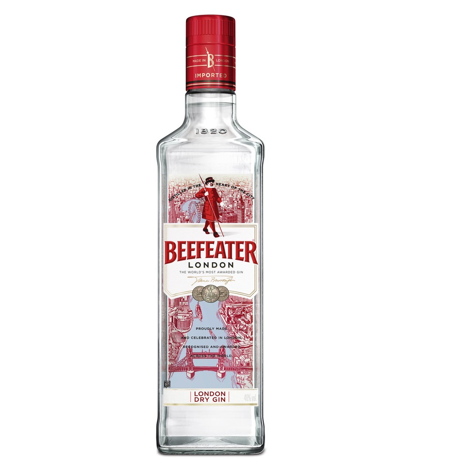 Beefeater Gin 40% 1 l (čistá fľaša)