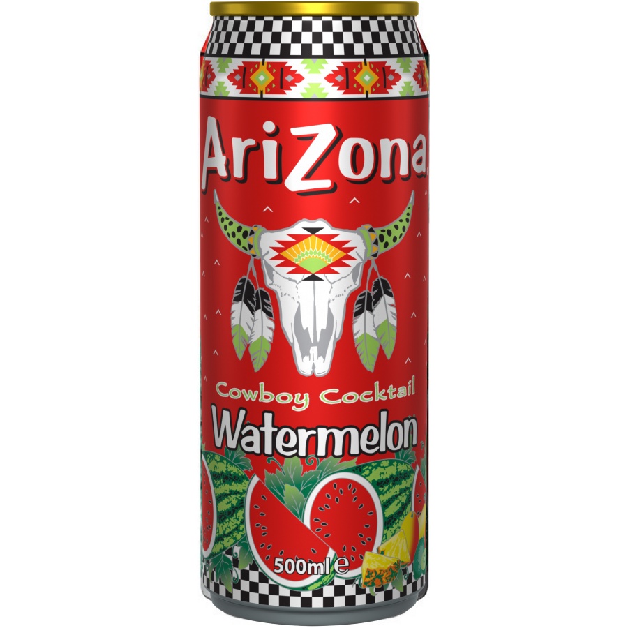 AriZona Watermelon fruit juice coctail 500ml plech