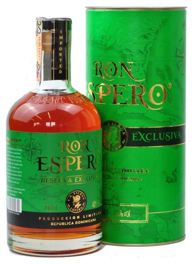 Ron Espero Reserva Exclusiva 40% 0,7 l (tuba)