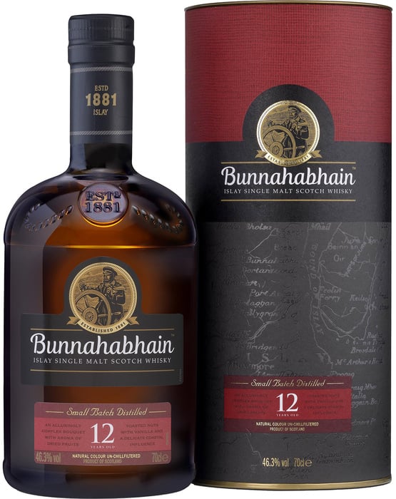 Bunnahabhain Islay Single Malt Scotch Whisky 12y 46,3% 0,7 l (tuba)
