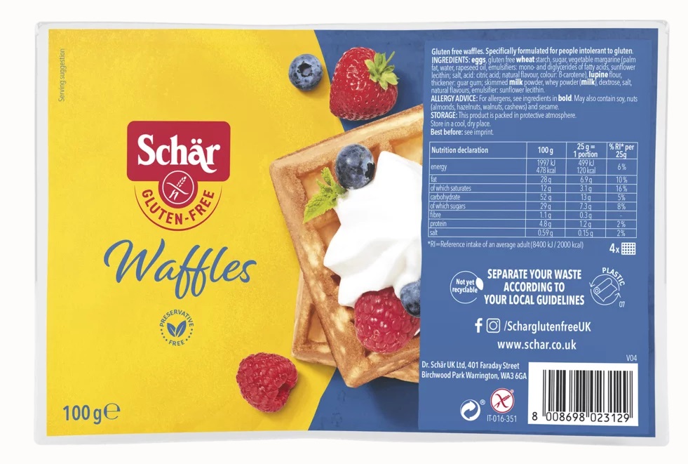 Schär Waffle Soft waffeln bezgluténové100 g