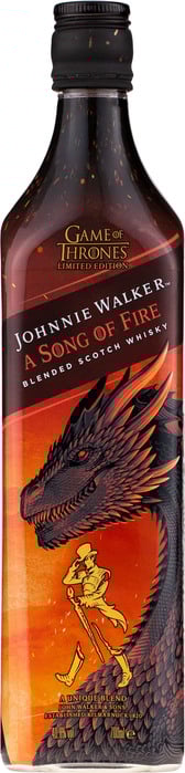 Johnnie Walker Song of Fire Game of Thrones 40,8% 0,7 l (čistá fľaša)