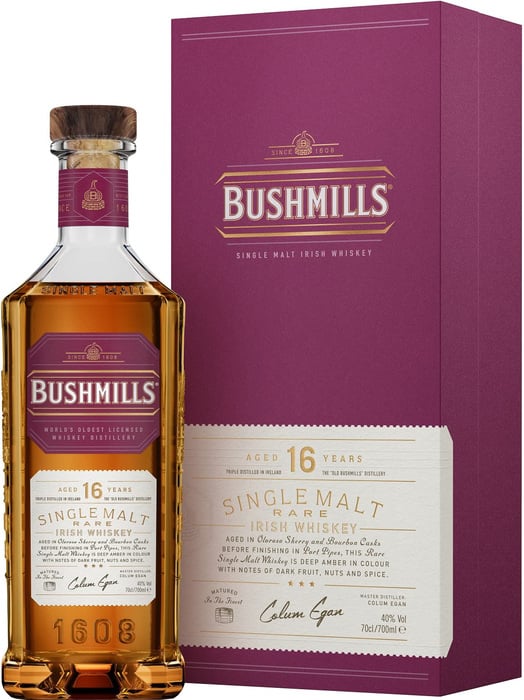 Bushmills Three Woods 16 ročná 40% 0,7l