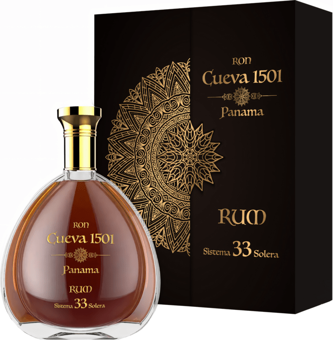 Ron Cueva 1501 Panama Sistema 33 Solera 40% 0,7 l (kazeta)
