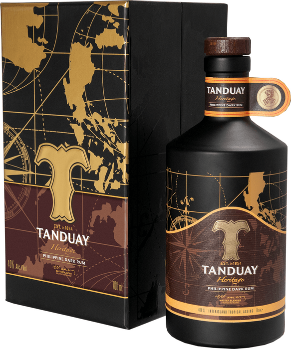 Tanduay Heritage Dark Rum 40% 0,7 l (kazeta)
