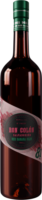 Ron Colón Salvadoreño Red Banana Oleo 40,5% 0,7 l (čistá fľaša)