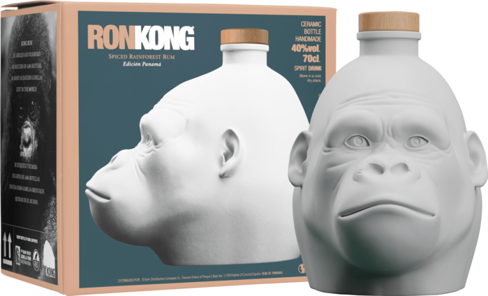 Kong Spiced Rainforest Rum White Design 40% 0,7 L (kartón)