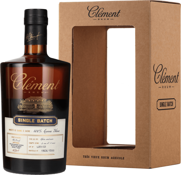 Clément Rhum Single Batch Canne Bleue 46,1% 0,5 l (kartón)