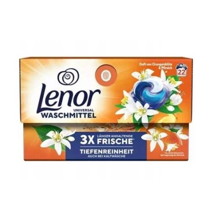 Lenor Universal Orangeblute&Pfirsich gélové tablety na pranie 22ks