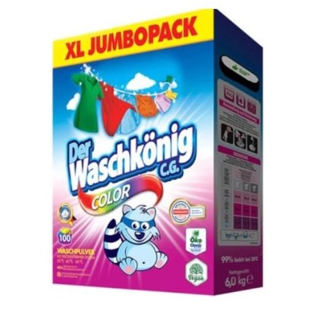 Der Waschkönig (Der Waschkonig) Color prací prášok 6kg na 100 praní