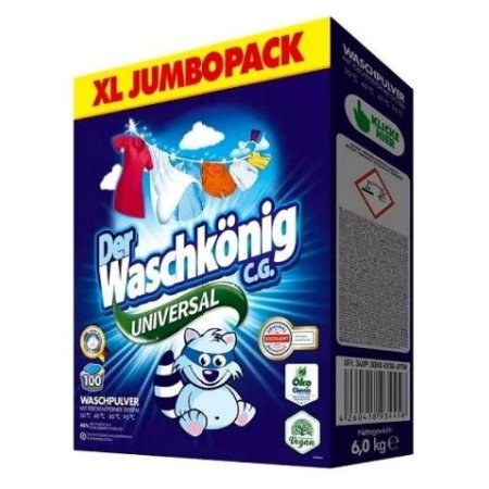 Der Waschkönig (Der Waschkonig) Univerzal prací prášok 6kg na 100 praní