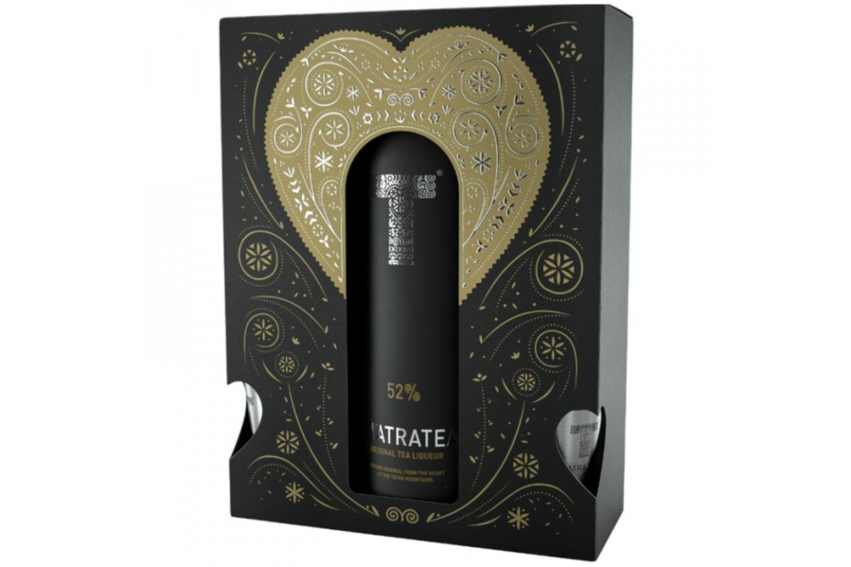 Tatratea Original + 2 poháre 52% 0,7l