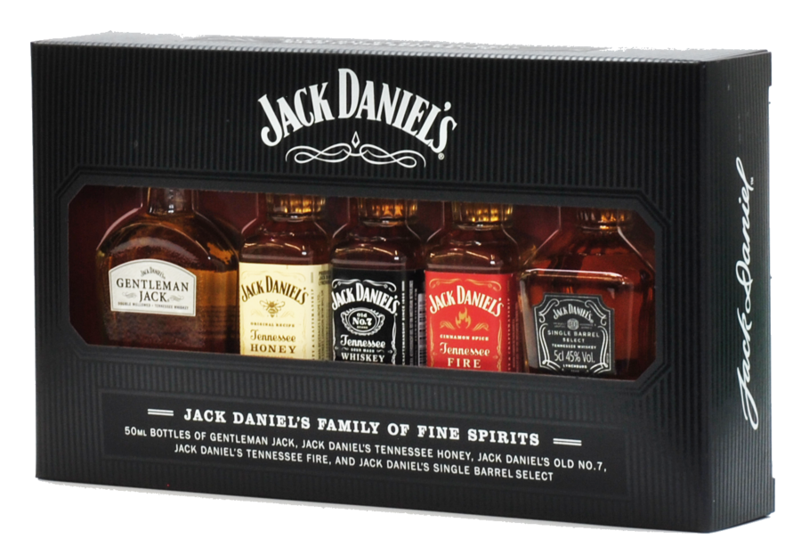 Jack Daniel's Family mini 39% 5 x 0,05 l (set)