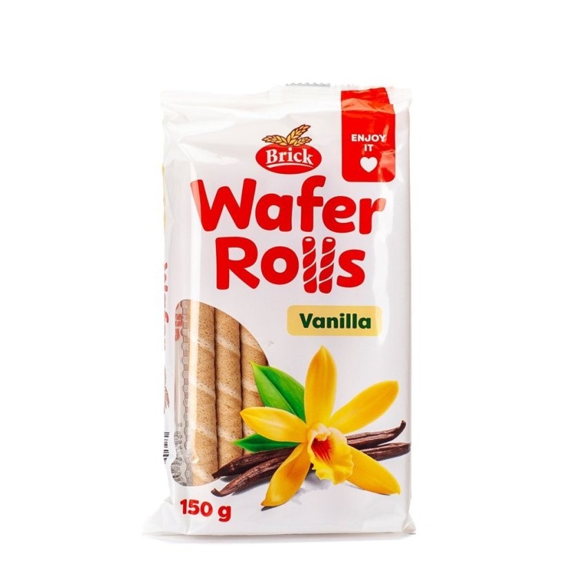 Brick Trubičky vanilka 150g