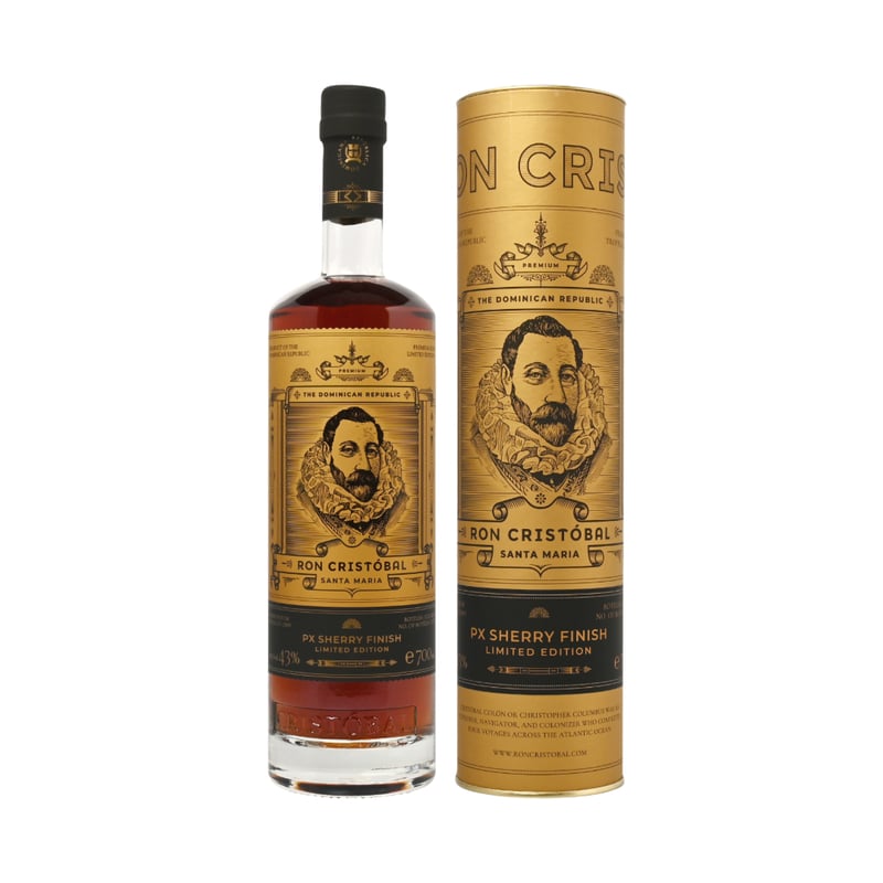 Ron Cristobal Ron Cristóbal Santa Maria PX Sherry Finish, GIFT 43% 0,7l