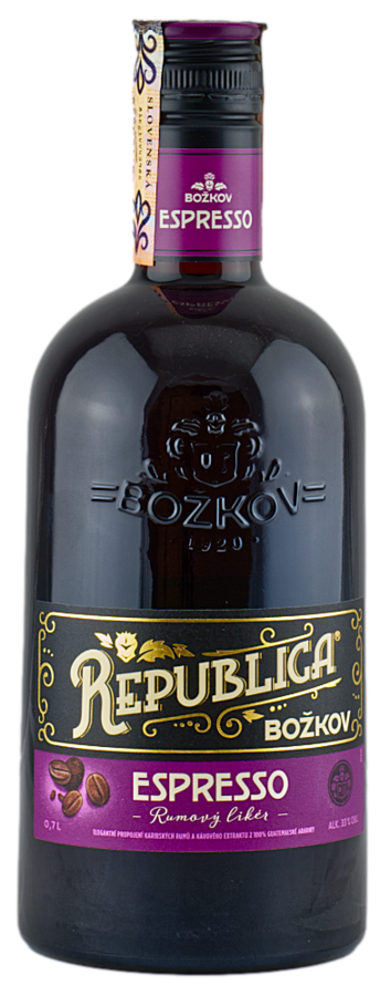 Bozkov Božkov Republica Elixir Espresso 33% 0,7l