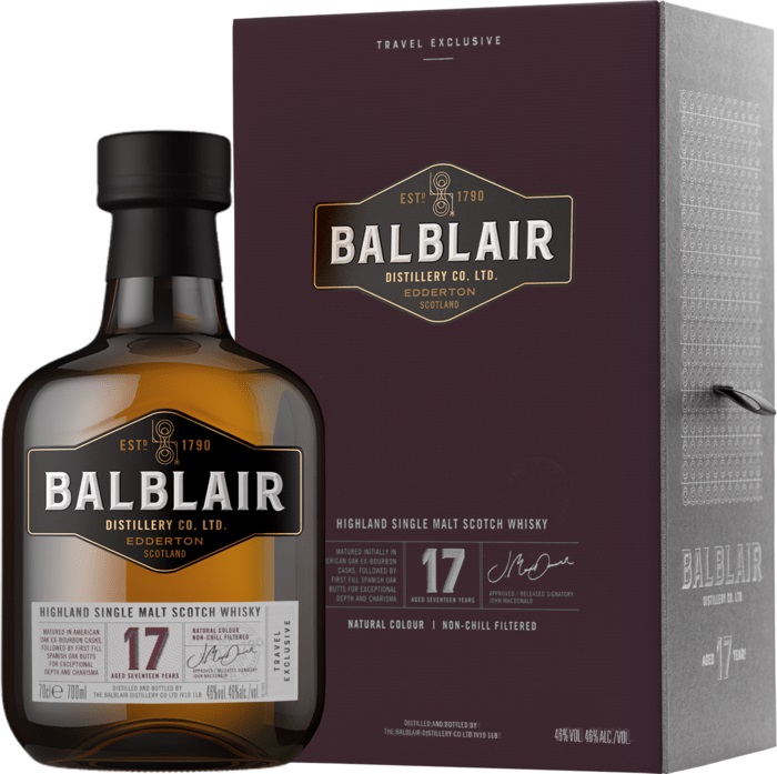 Balblair 17 ročná 46% 0,7l