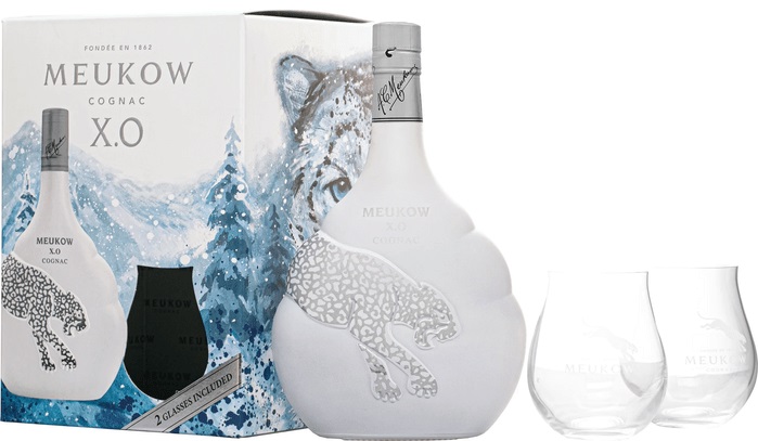 Meukow XO Ice s 2 pohármi 40% 0,7l