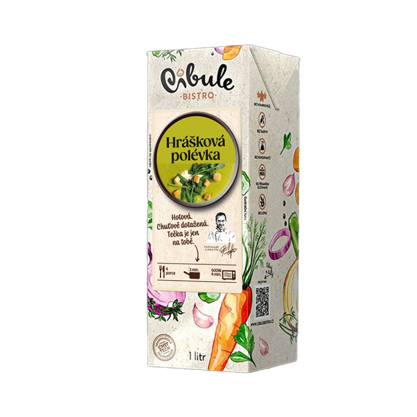 Cibule BISTRO Polievka hrášková 1l
