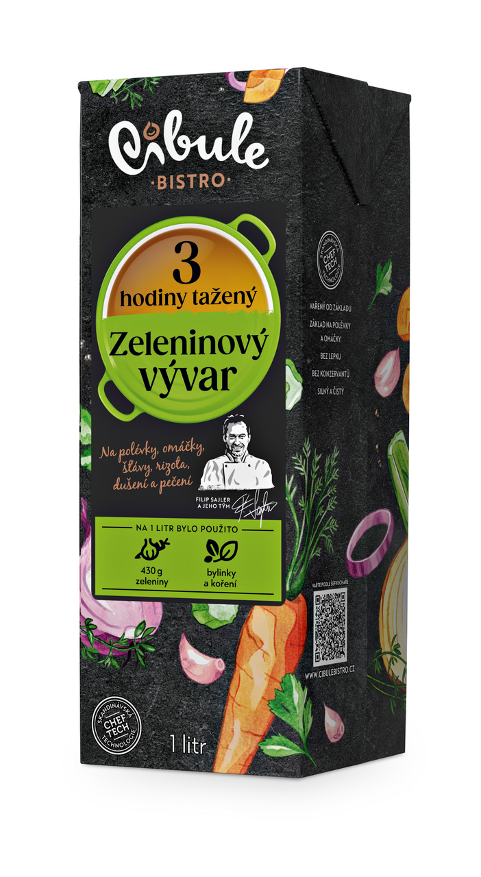 Cibuľa Bistro Vývar zeleninový 1 l