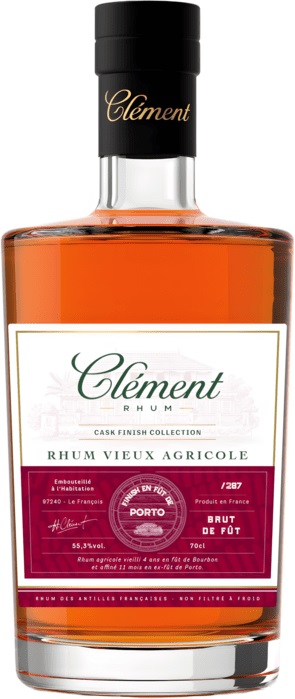 Clément Rhum Vieux Agricole Porto 55,3% 0,7 l (čistá fľaša)