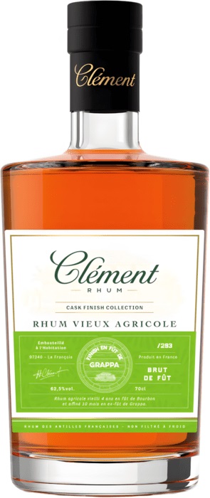 Clément Rhum Vieux Agricole Grappa 62,1% 0,7 l (čistá fľaša)