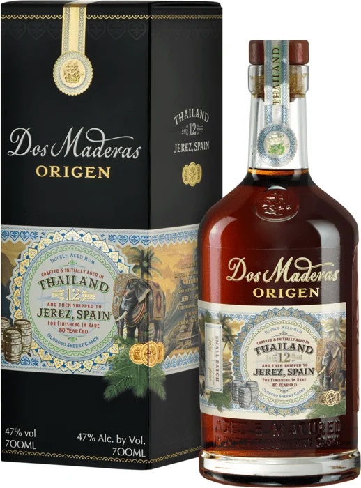 Dos Maderas Origen Thailand 12y 47% 0,7 l (kartón)