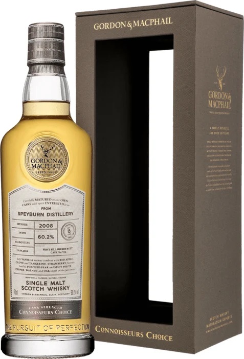 Gordon & Macphail Speyburn Connoisseurs Choice 2008 60,2% 0,7 l (kartón)