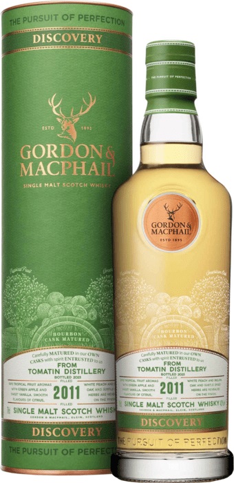 Gordon & Macphail Discovery Tomatin Bourbon 2011 43% 0,7 l (tuba)