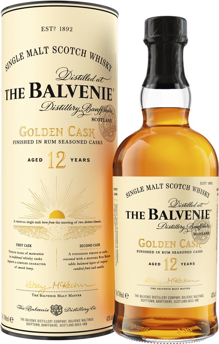 Balvenie 12y Golden Cask 43% 0,7 l (tuba)