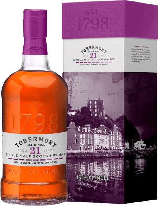 Tobermory 21y 46,3% 0,7 l (kartón)