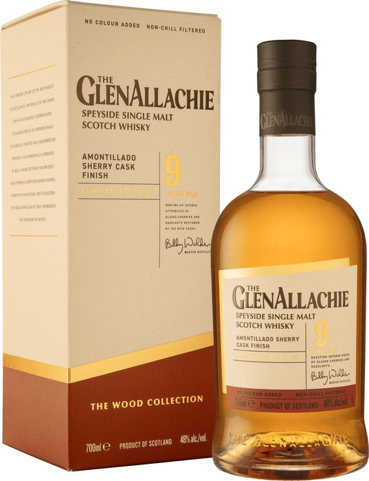 The GlenAllachie 9 ročná Amontillado Sherry Cask Finish 48% 0,7l