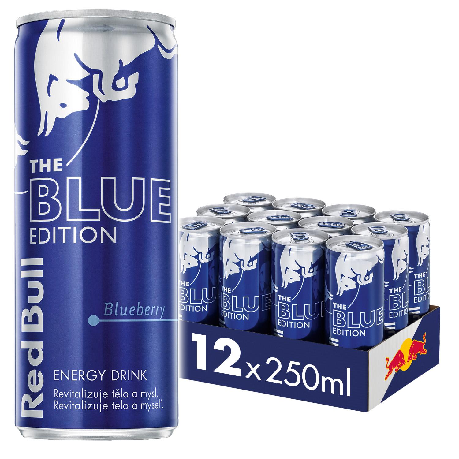 Red Bull Blue edition energetický nápoj 12x250 ml (vrátane zálohy)