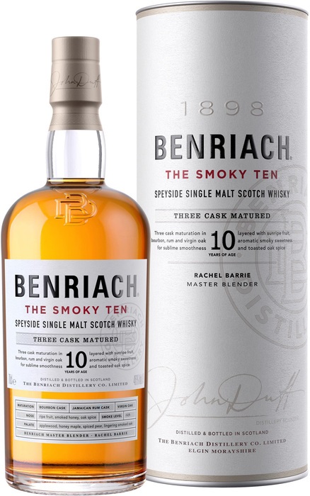 BenRiach The Smoky Ten 10 ročná 46% 0,7l