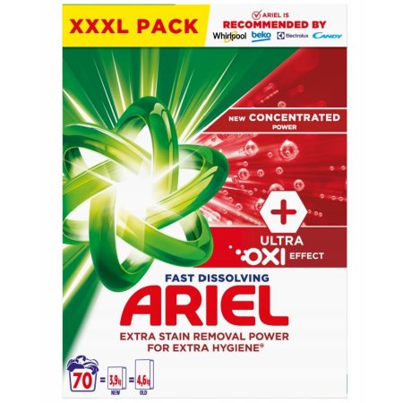 Ariel OXI Effect prací prášok 3,85kg na 70 praní BOX