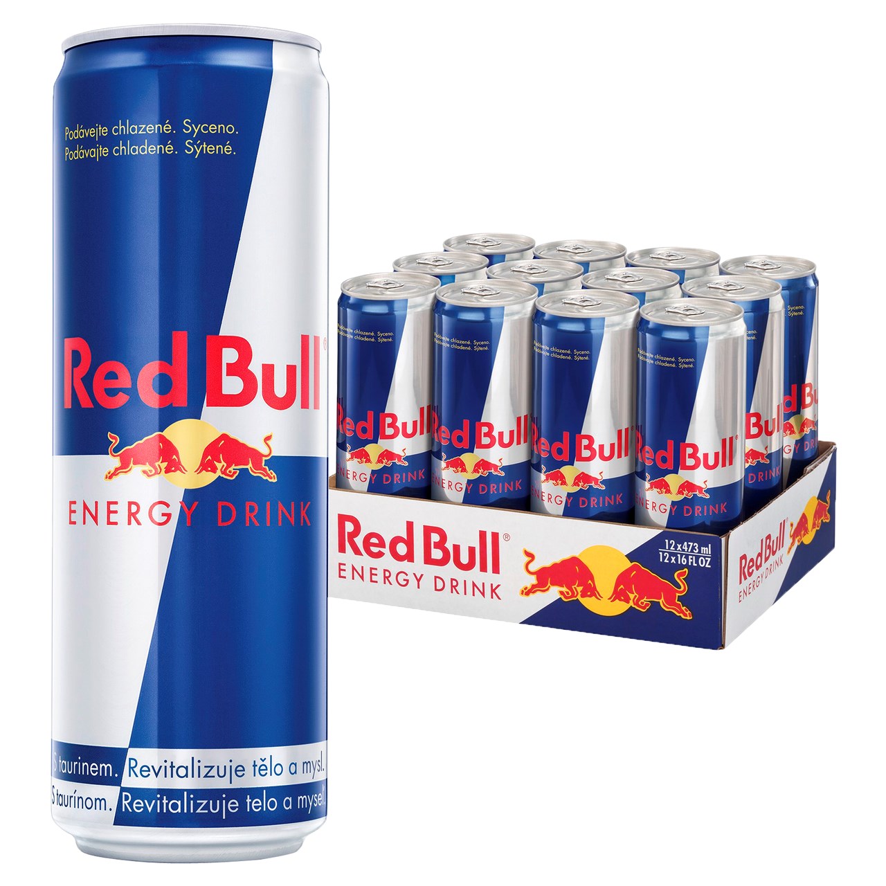 Red Bull energetický nápoj 12x473 ml (vrátane zálohy)