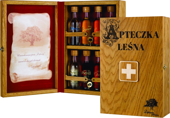 Debowa Dębowa Lesná Apotéka 8 x 0,05l 37,88% 0,4l